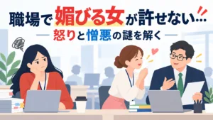 職場で媚びる女が許せない…怒りと憎悪の謎を解く